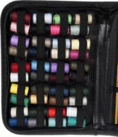 Ruhhy 128 darabos varrókészlet Fekete tokban