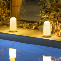 New Garden Candy Újratölthető Akkus asztali LED lámpa 20,5 cm - Fehér