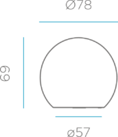 New Garden Buly 80 Solar RGB újratölthető LED Kültéri lámpa 78cm - Fehér