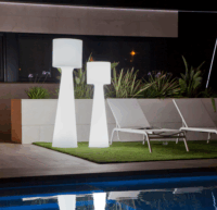 New Garden Grace LED Beltéri/Kültéri állólámpa 140 cm - Fehér