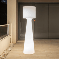 New Garden Grace LED Beltéri/Kültéri állólámpa 140 cm - Fehér