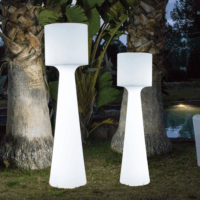 New Garden Grace LED Beltéri/Kültéri állólámpa 140 cm - Fehér