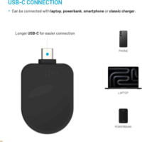 Fixed FIXDW-AWAP-BK Apple Watch Okosóra Wireless töltő - Fekete