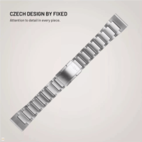 Fixed Garmin QuickFit Titán Okosóra szíj 26 mm - Ezüst