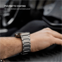 Fixed Apple Watch Titán Okosóra szíj 44 / 45 / 46 / 49 mm - Ezüst