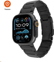 Fixed Apple Watch Titán Okosóra szíj 44 / 45 / 46 / 49 mm - Fekete