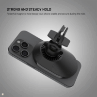 Fixed FIXMA-BK Telefon Wireless autós QI2 töltő 15W - Fekete