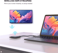 Fixed FIXA-AL-BK AirLink USB-C apa - USB/HDMI anya Átalakító Adapter - Fekete