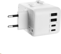 Fixed PO_FIXCT65-3C2A-WH EU/ UK / USA 65W Utazó adapter - Fehér