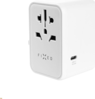 Fixed PO_FIXCT65-3C2A-WH EU/ UK / USA 65W Utazó adapter - Fehér