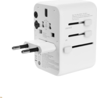 Fixed PO_FIXCT30-1C2A-WH EU / UK / USA/AUS 30W Utazó adapter - Fehér
