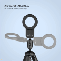 Fixed FIXCRT-MF-BK Mobiltelefon Flexible állvány mágneses telefontartóval - Fekete