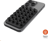 Fixed FIXMM-BK Mobiltelefon Öntapadós Magsafe tartó - Fekete