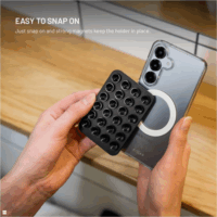 Fixed FIXMM-BK Mobiltelefon Öntapadós Magsafe tartó - Fekete