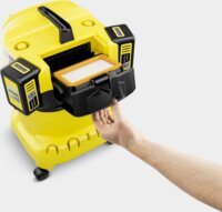 Kärcher WD 4-18 Dual Battery Akkumulátoros nedves-száraz Portartályos porszívó - Sárga