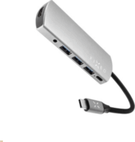 Fixed PO_FIXHU-6IN1 6-port USB-C HUB 15W (1x AUX + 3xUSB 3.0+ 1 x HDMI + 1 x USB-C)