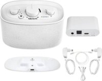 Albrecht Klaro Hangerősítő Vezeték nélküli Hordozható Bluetooth TV Hangszóró - Fehér