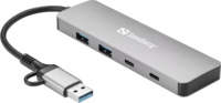 Sandberg 136‑50 USB‑C 3.1 4‑port USB HUB