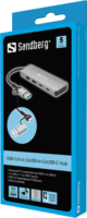 Sandberg 136‑50 USB‑C 3.1 4‑port USB HUB