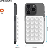 Fixed FIXMM-WH Mobiltelefon Öntapadós Magsafe tartó - Fehér