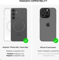 Fixed FIXMPADP2-GR Telefon Magsafe Wireless töltő 15W - Szürke