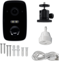 Rollei 40374 Smart Wifi 2K HD 105° forgatható Okos IP Kamera - Fehér