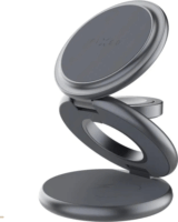 Fixed FIXMPOS-RO-GR 3IN1 Wireless töltőállomás 15W+5W+5W - Szürke