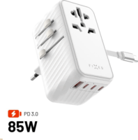 Fixed FIXCT85-4C1A-WH4x C/G/A/I Utazó adapter 85W - Fehér