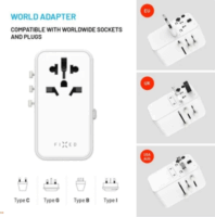 Fixed FIXCT120-3C1A-WH C/G/A/I Uazó adapter 120W -Fehér