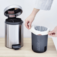 Brabantia Newicon 3 Literes Pedálos Acél Szemetes - Ezüst