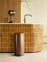 Brabantia 30 Literes Pedálos Acél Szemetes - Bronz