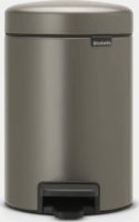 Brabantia Newicon 3 Literes Pedálos Acél Szemetes - Sötétszürke