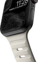 Nomad Apple Watch Szilikon Okosóra Szíj 49 / 45 / 44 / 42 mm - Bézs