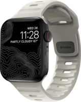Nomad Apple Watch Szilikon Okosóra Szíj 49 / 45 / 44 / 42 mm - Bézs