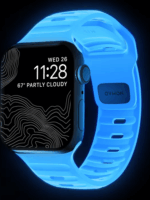 Nomad Apple Watch Szilikon Okosóra Szíj 42 / 41 / 40 / 38 mm - Kék