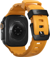 Nomad Apple Watch Szilikon Okosóra Szíj 49 / 45 / 44 / 42 mm - Sárga