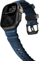 Nomad Apple Watch Szilikon Okosóra Szíj 49 / 45 / 44 / 42 mm - Kék