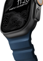 Nomad Apple Watch Szilikon Okosóra Szíj 49 / 45 / 44 / 42 mm - Kék