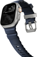 Nomad Apple Watch Szilikon Okosóra Szíj 49 / 45 / 44 / 42 mm - Kék