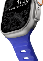 Nomad Apple Watch Szilikon Okosóra Szíj 49 / 45 / 44 / 42 mm - Kék