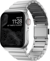 Nomad Apple Watch Ultra Titán Okosóra Szíj 49 / 45 / 44 / 42 mm - Ezüst