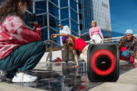 JVC XSEP314B Bluetooth Hordozható Hangszóró Mikrofonnal 80W - Fekete