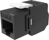 Nestron Keystone UTP CAT6 RJ45 Toldó - Fekete