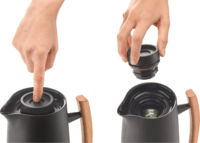 Guzzini Riviera 63 Termosz Kancsó 1L - Fekete