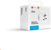 Fixed UK ->EU/USA/AUS/UK Utazó adapter - Fehér