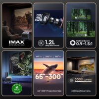 Hisense C2 Ultra Smart 4K 3000 Lumen mini-lézer projektor - Fekete