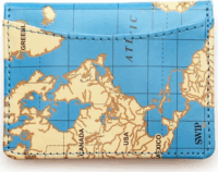 Kikkerland WA21 Világjáró Irat- és kártyatartó - Kék/Mintás