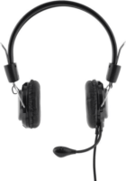 Bluestork MC201 Vezetékes Fejhallgató Headset - Fekete