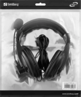Sandberg 325-28 Saver Vezetékes Fejhallgató Headset - Fekete