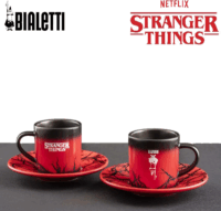 Bialetti Stranger Things Eszpresszó Csésze Készlet 2 Darabos + Alj - Mintás